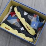 Giày Nike Union LA x Air Jordan 4 Retro ‘Off Noir’ Best Quality