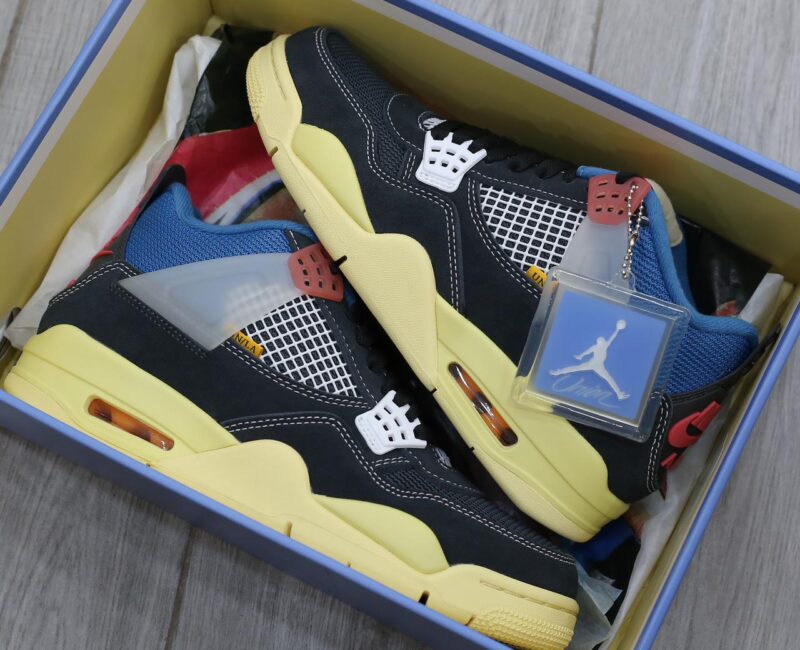 Giày Nike Union LA x Air Jordan 4 Retro ‘Off Noir’ Best Quality