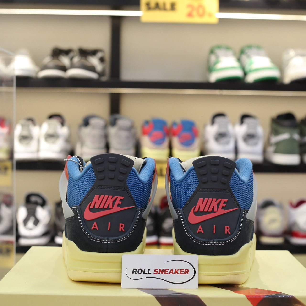 Giày Nike Union LA x Air Jordan 4 Retro ‘Off Noir’ Best Quality