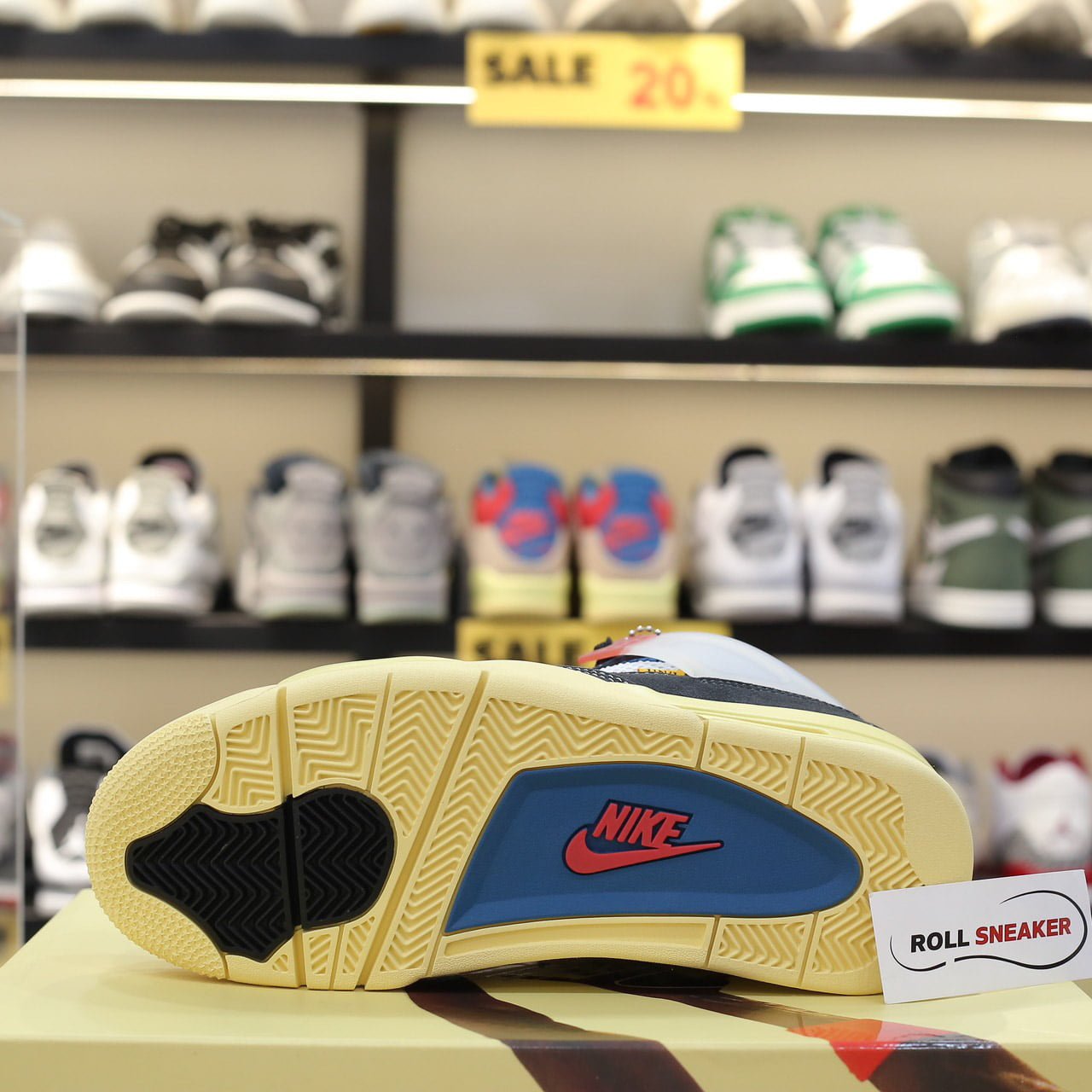 Giày Nike Union LA x Air Jordan 4 Retro ‘Off Noir’ Best Quality