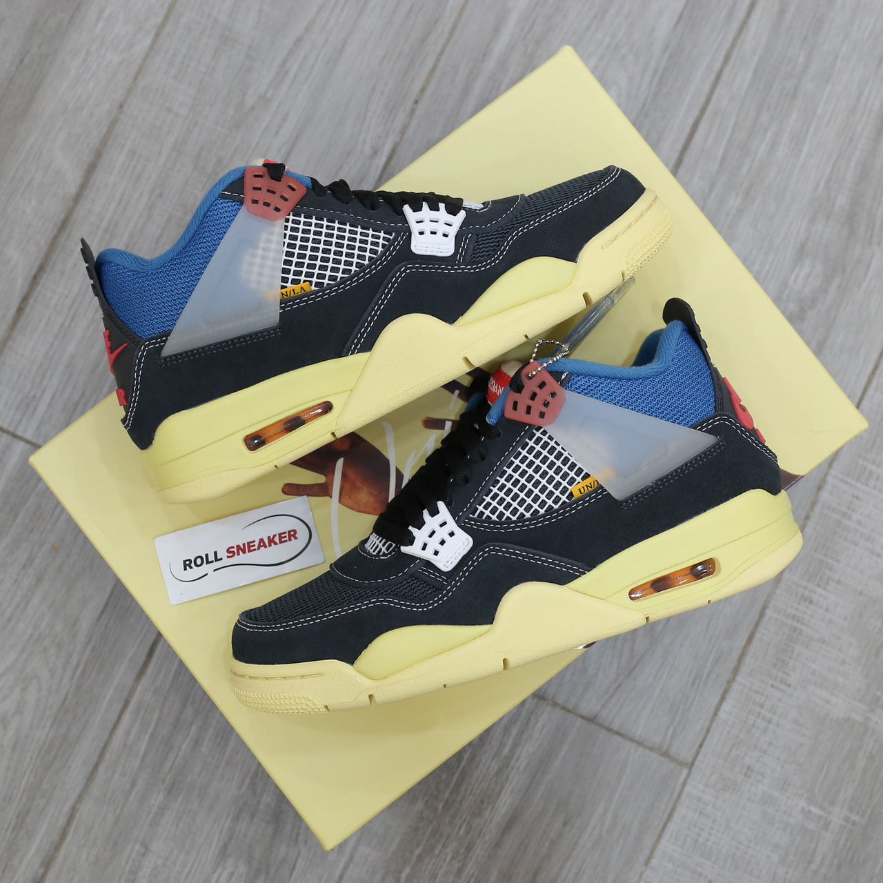 Giày Nike Union LA x Air Jordan 4 Retro ‘Off Noir’ Best Quality