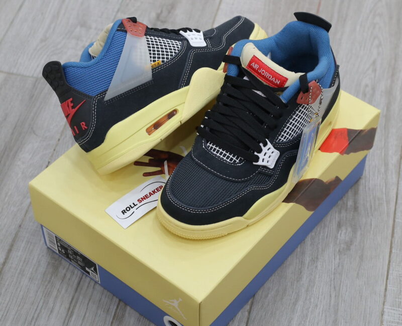 Giày Nike Union LA x Air Jordan 4 Retro ‘Off Noir’ Best Quality