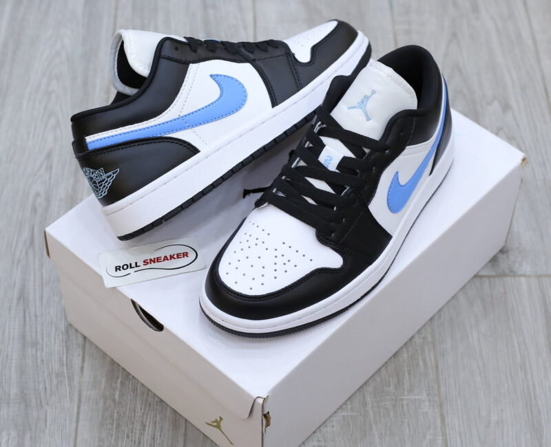 Giày Nike Wmns Air Jordan 1 Low ‘Black University Blue’ Like Auth