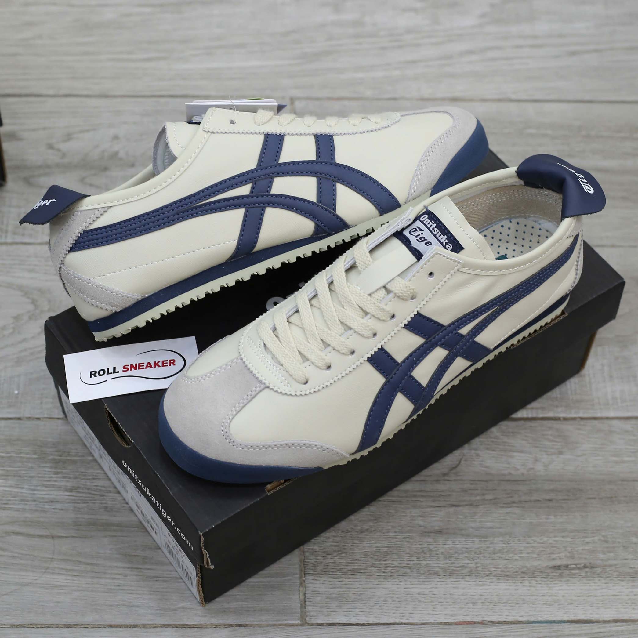 Giày Onitsuka Tiger Mexico 66 ‘Beige Navy’ Like Auth