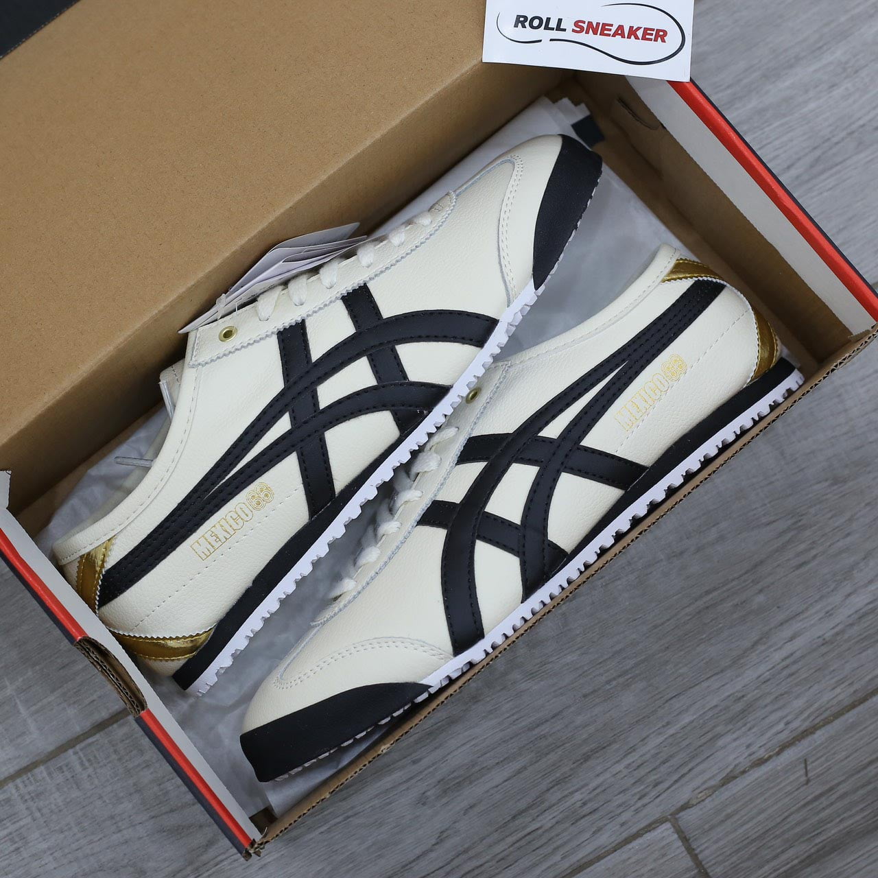 Giày Onitsuka Tiger Mexico 66 'Cream Black' Like Auth