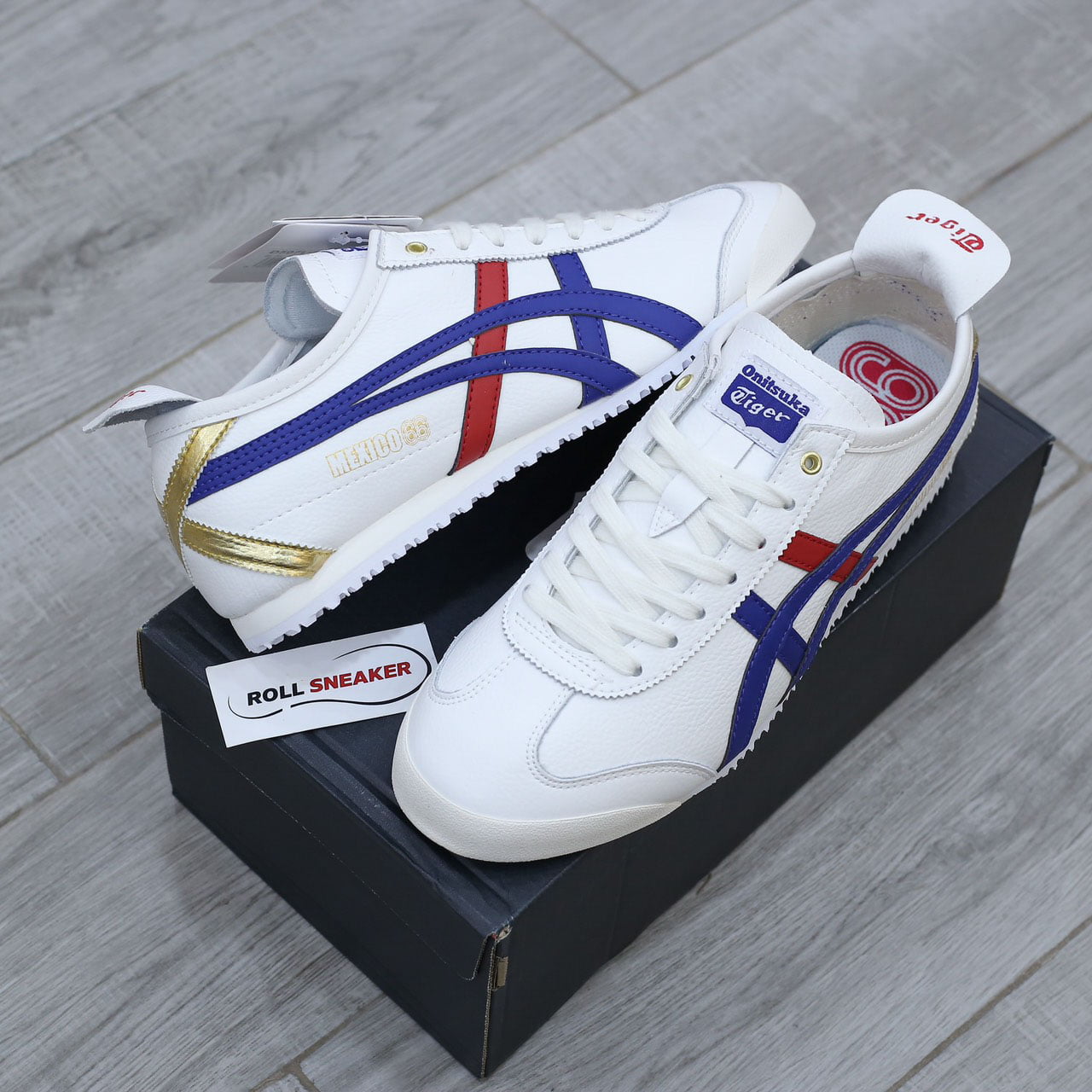 Giày Onitsuka Tiger Mexico 66 'White Dark Blue' Like Auth