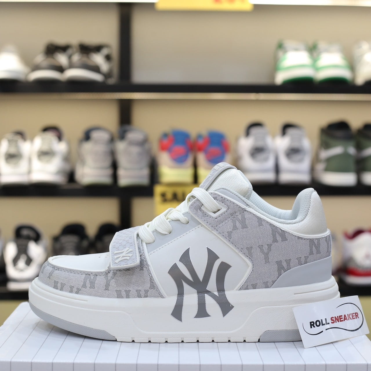 MLB Chunky Liner Mid Denim New York Yankees Gray