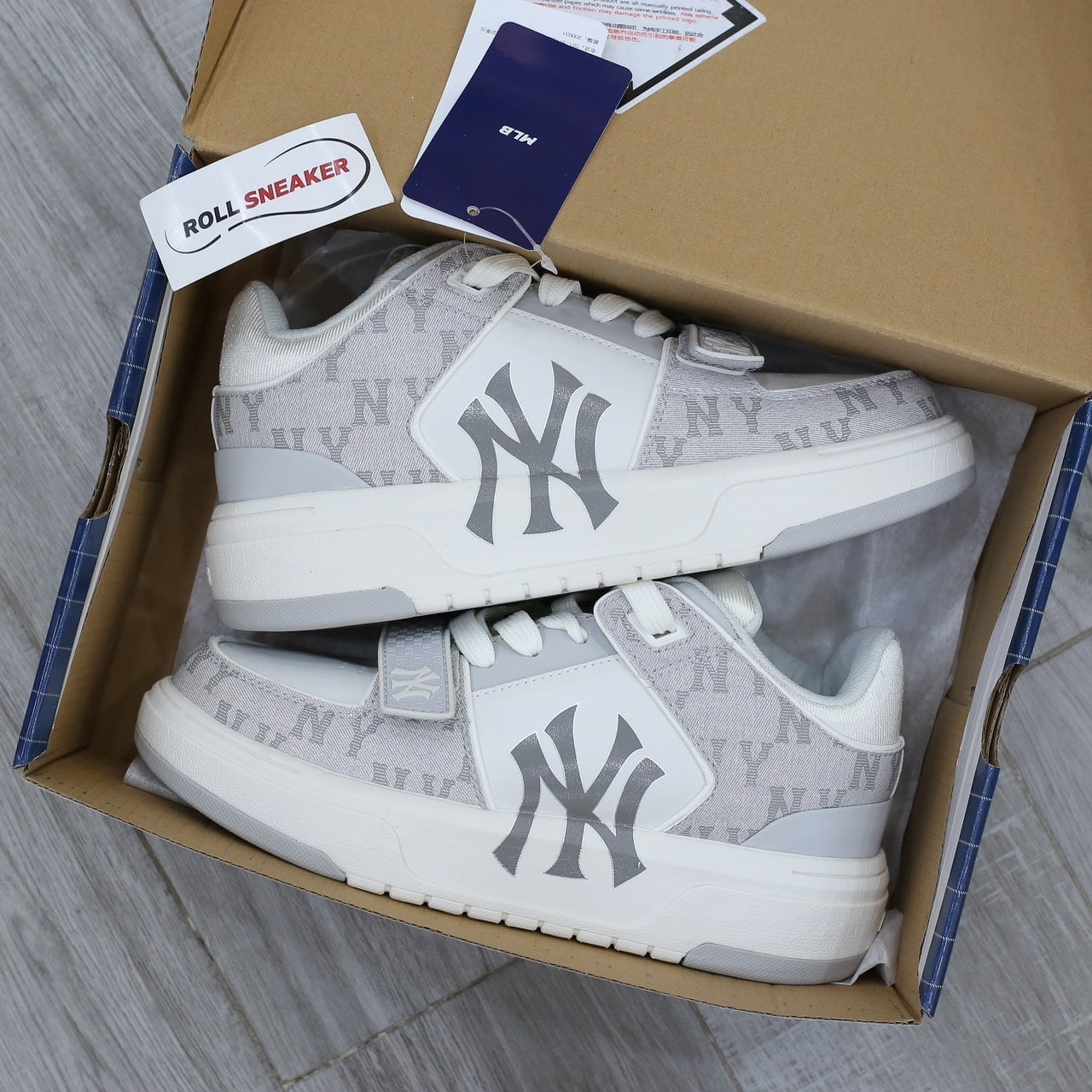 MLB Chunky Liner Mid Denim New York Yankees Gray