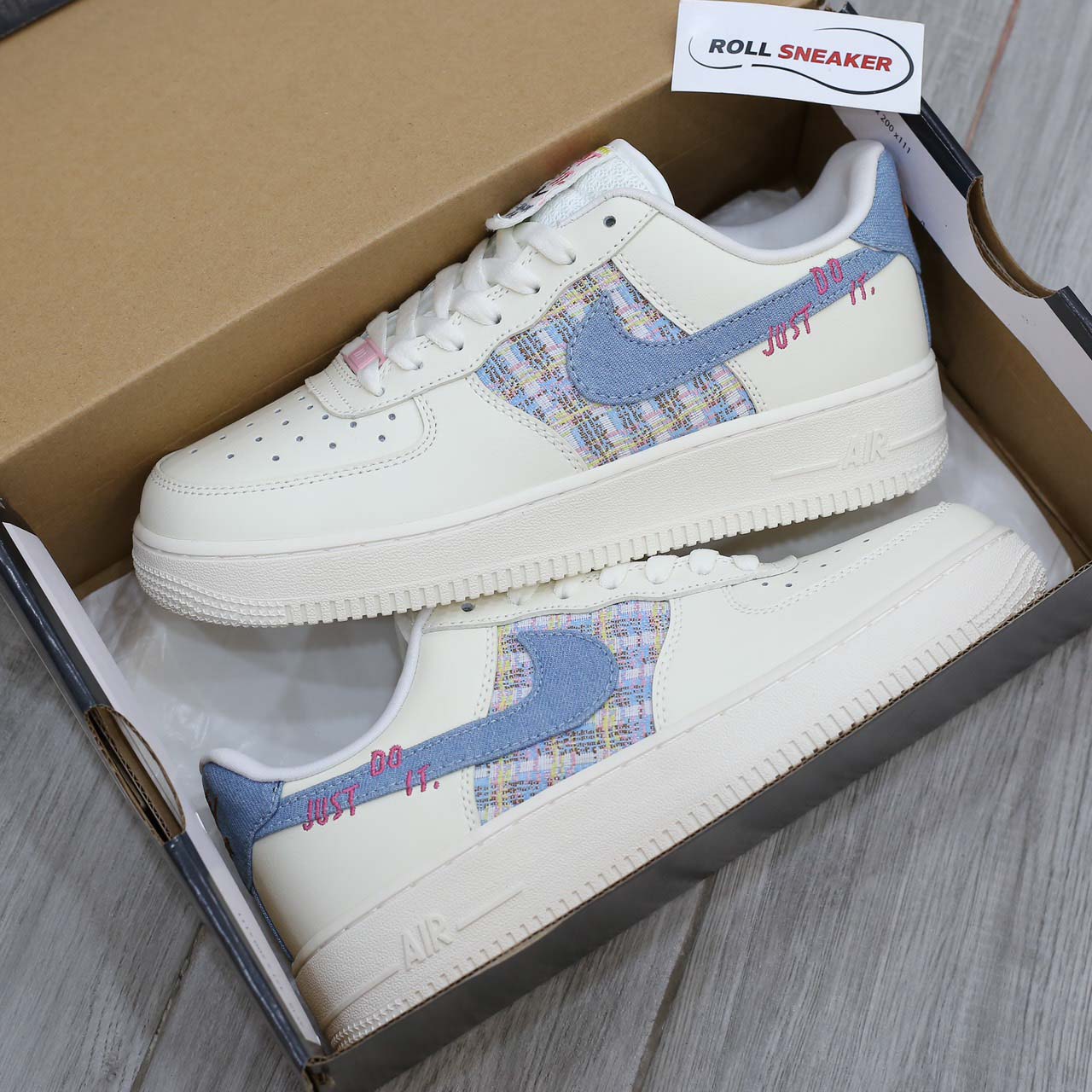 Giày Nike Air Force 1 Low ‘Just Do It Denim’