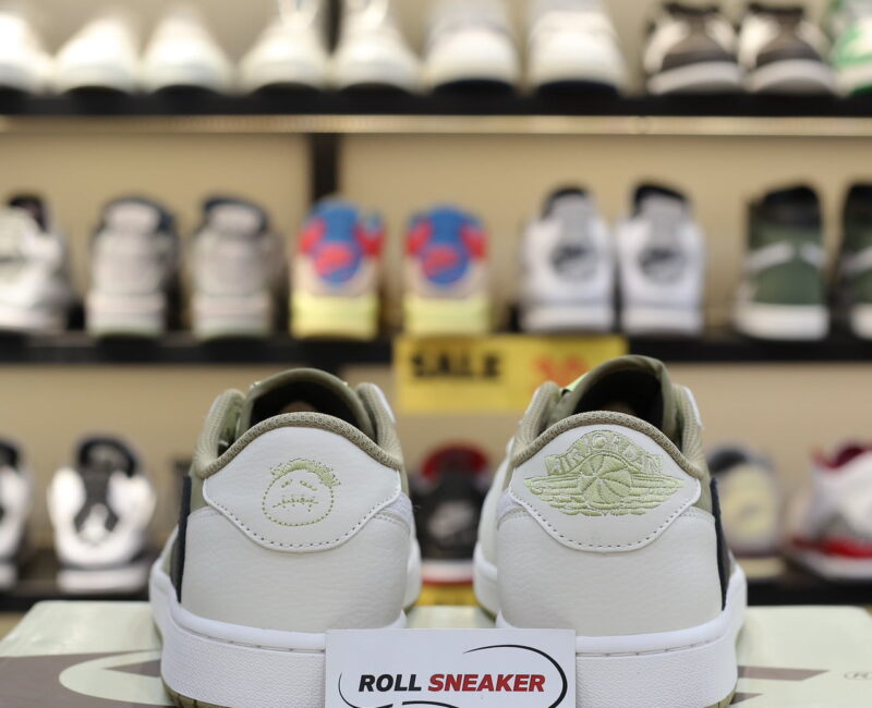 Giày Nike Air Jordan 1 Low Travis Scott 'Reverse Mocha' Like Auth