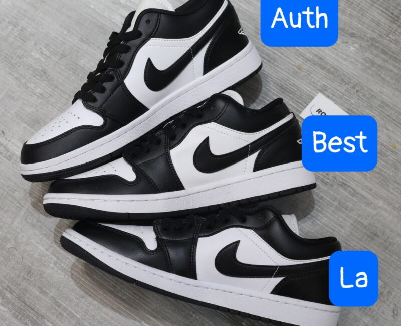 phân biệt Giày Nike Air Jordan 1 Low ‘Panda’ 2023