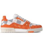 Giày Louis Vuitton LV Trainer #54 Damier Orange Best Quality