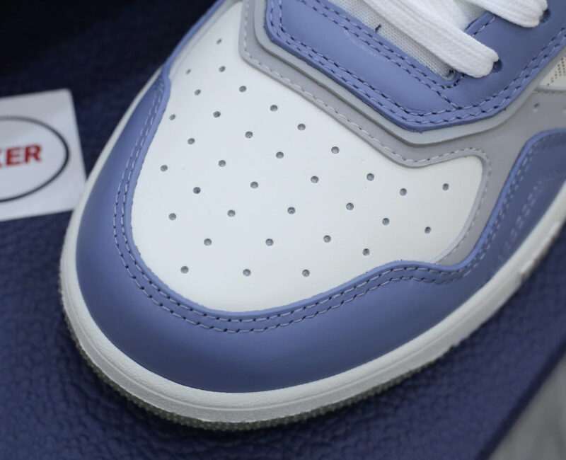 Giày Dior B27 Low University Blue White họa tiết Dior Oblique Galaxy Like Auth