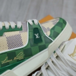 Giày Louis Vuitton LV Trainer #54 Damier Green Best Quality