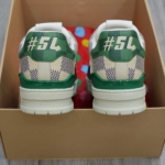Giày Louis Vuitton LV Trainer #54 Damier Green Best Quality
