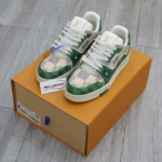 Giày Louis Vuitton LV Trainer #54 Damier Green Best Quality