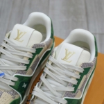 Giày Louis Vuitton LV Trainer #54 Damier Green Best Quality