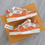 Giày Louis Vuitton LV Trainer #54 Damier Orange Best Quality