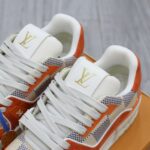 Giày Louis Vuitton LV Trainer #54 Damier Orange Best Quality