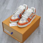 Giày Louis Vuitton LV Trainer #54 Damier Orange Best Quality