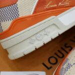 Giày Louis Vuitton LV Trainer #54 Damier Orange Best Quality