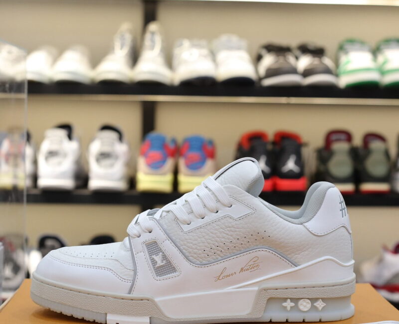 Giày Louis Vuitton Lv Trainer #54 Signature White Best Quality