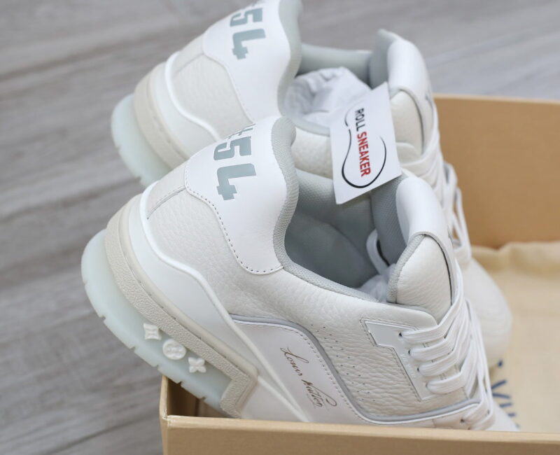 Giày Louis Vuitton Lv Trainer #54 Signature White Best Quality