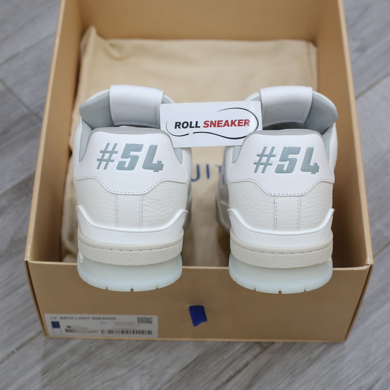 Giày Louis Vuitton Lv Trainer #54 Signature White Best Quality