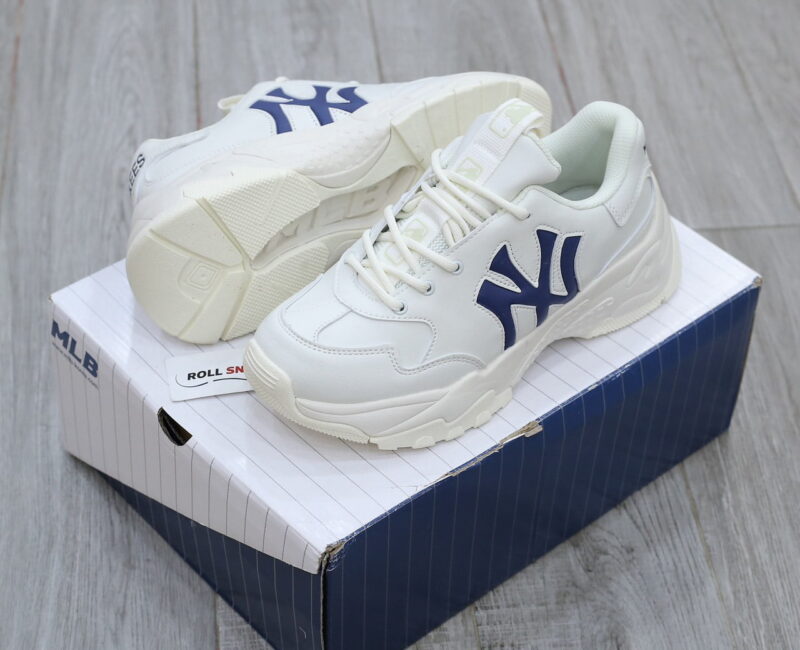 Giày MLB Korea BigBall Chunky Window New York Yankees Navy Like Auth