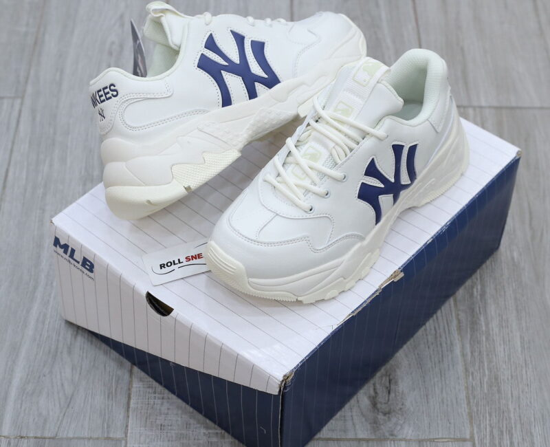 Giày MLB Korea BigBall Chunky Window New York Yankees Navy Like Auth