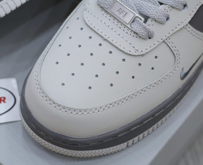 Giày Nike Air Force 1 Double White Grey Shadow