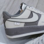 Giày Nike Air Force 1 Double White Grey Shadow
