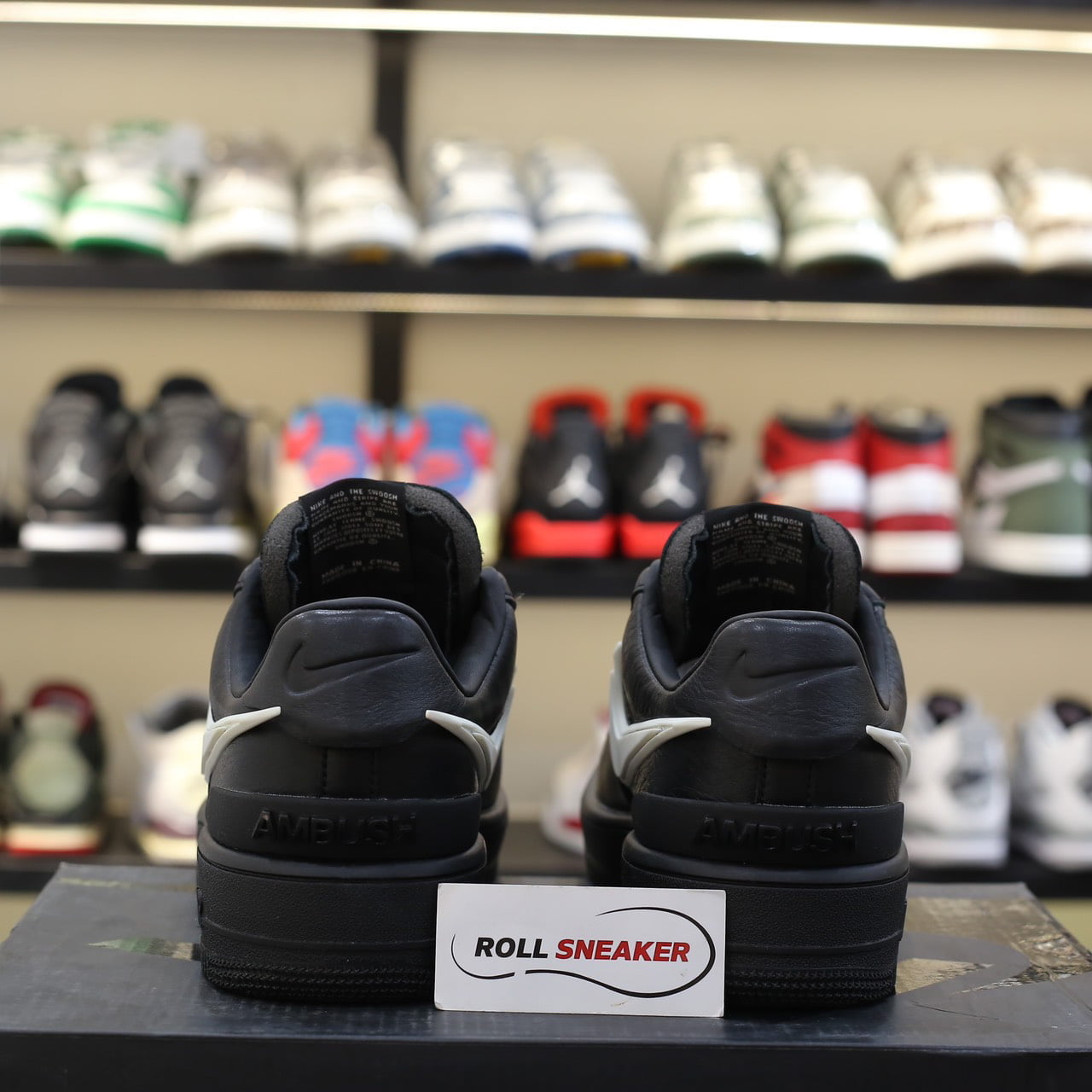 Giày Nike Air Force 1 Low SP AMBUSH Phantom Black Best Quality