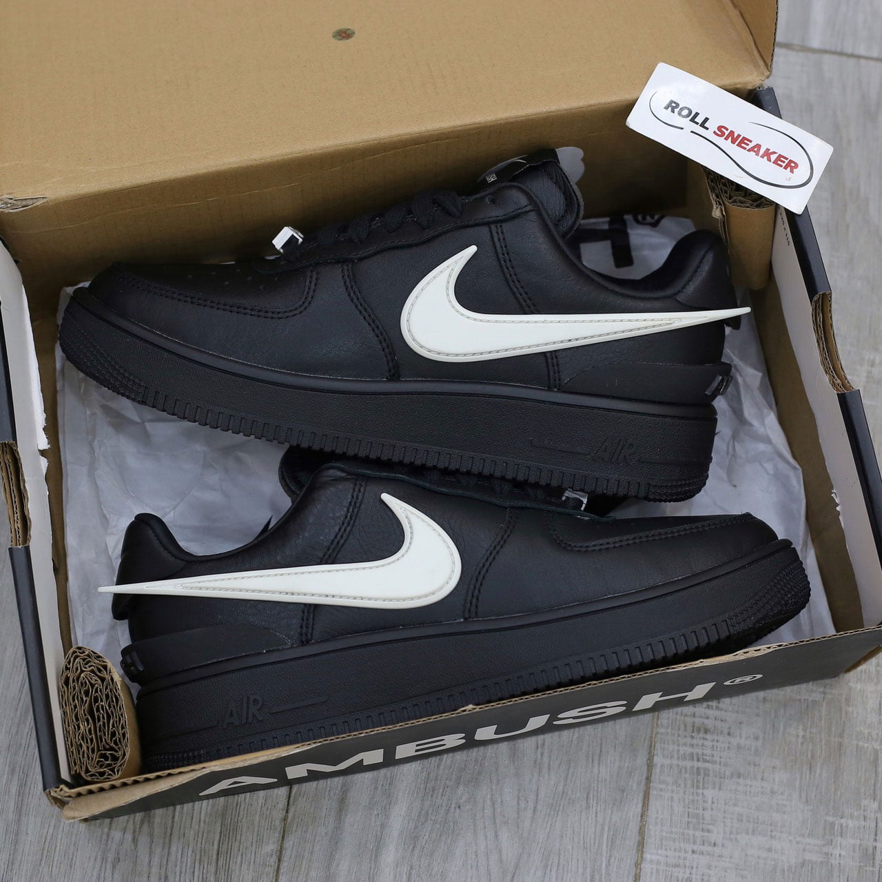Giày Nike Air Force 1 Low SP AMBUSH Phantom Black Best Quality