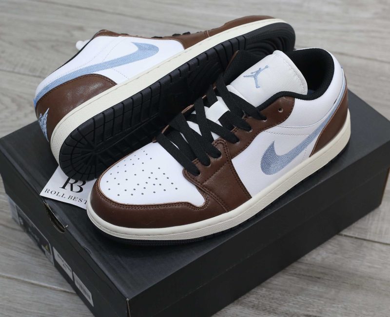Giày Nike Air Jordan 1 Low Mocha Blue Best Quality