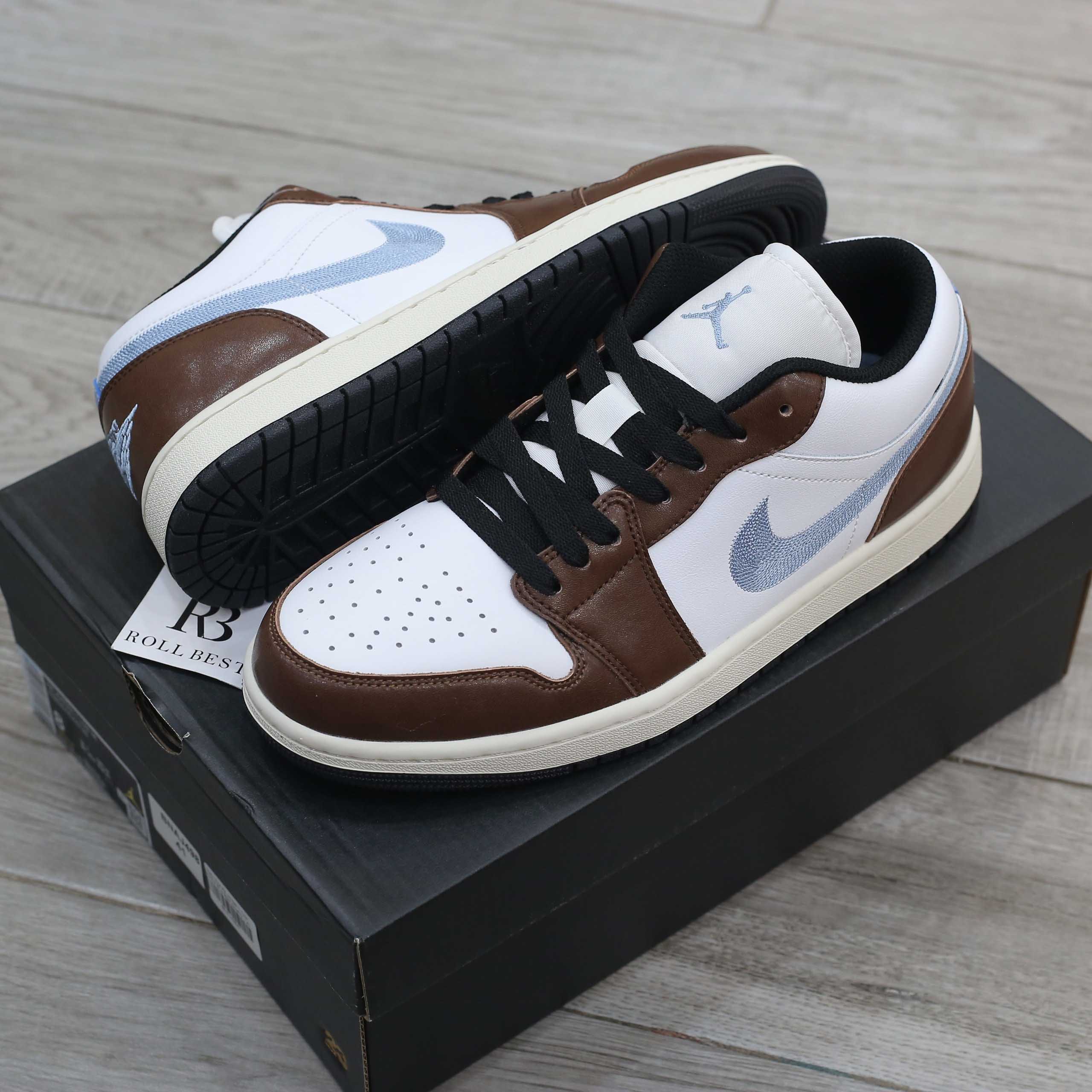 Giày Nike Air Jordan 1 Low Mocha Blue Best Quality
