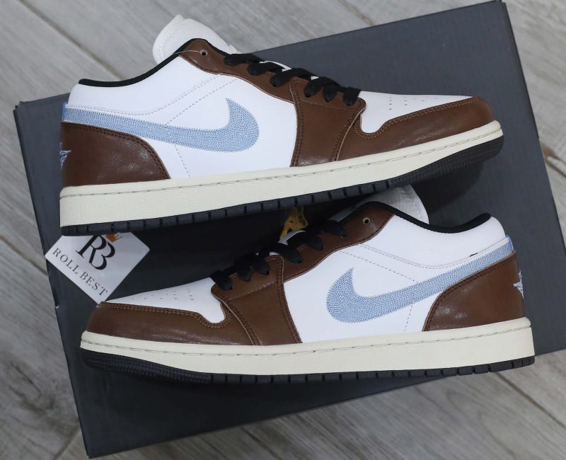 Giày Nike Air Jordan 1 Low Mocha Blue Best Quality