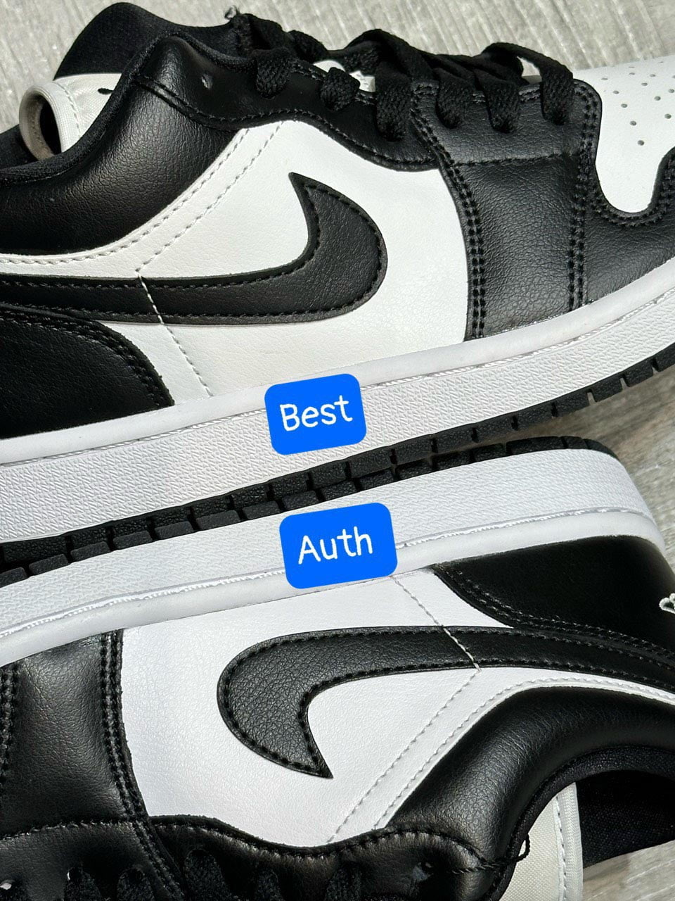 Giày Nike Air Jordan 1 Low ‘Panda’ 2023 (W) Best Quality