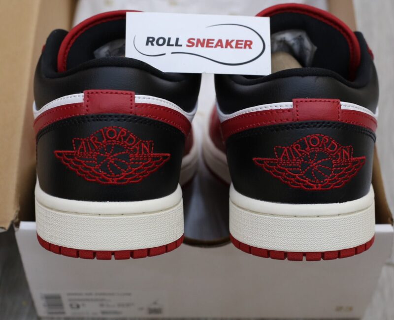 Giày Nike Air Jordan 1 Low Reverse Black Toe "W" Best Quality