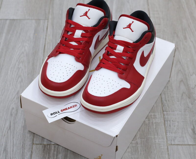 Giày Nike Air Jordan 1 Low Reverse Black Toe "W" Best Quality