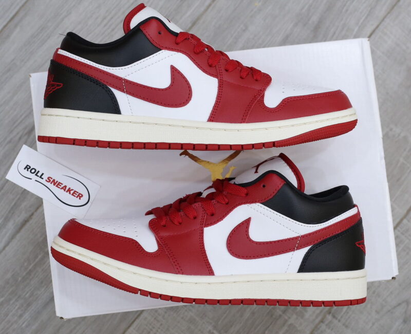 Giày Nike Air Jordan 1 Low Reverse Black Toe "W" Best Quality