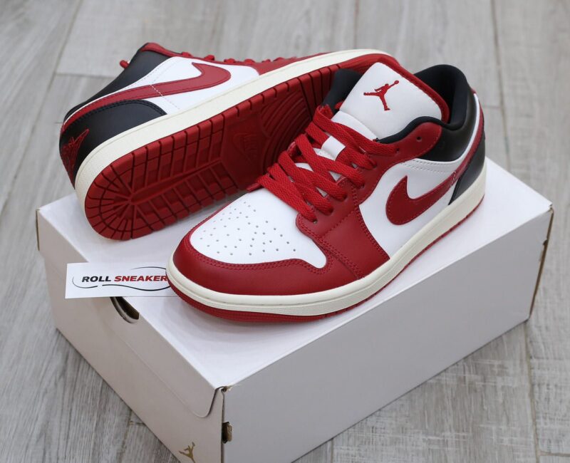 Giày Nike Air Jordan 1 Low Reverse Black Toe "W" Best Quality