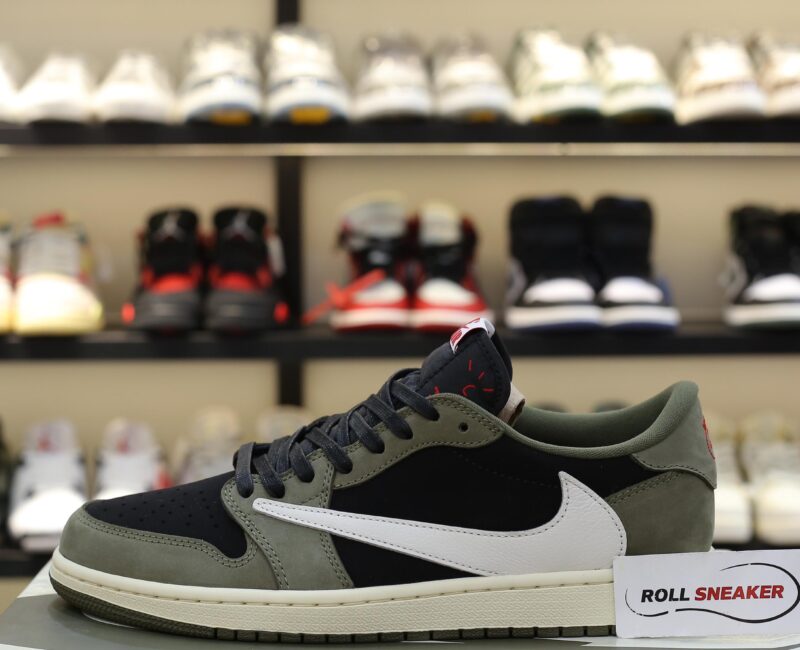 Giày Nike Air Jordan 1 Low Travis Scott Black Olive Best Quality