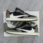 Giày Nike Air Jordan 1 Low Travis Scott Black Olive Best Quality