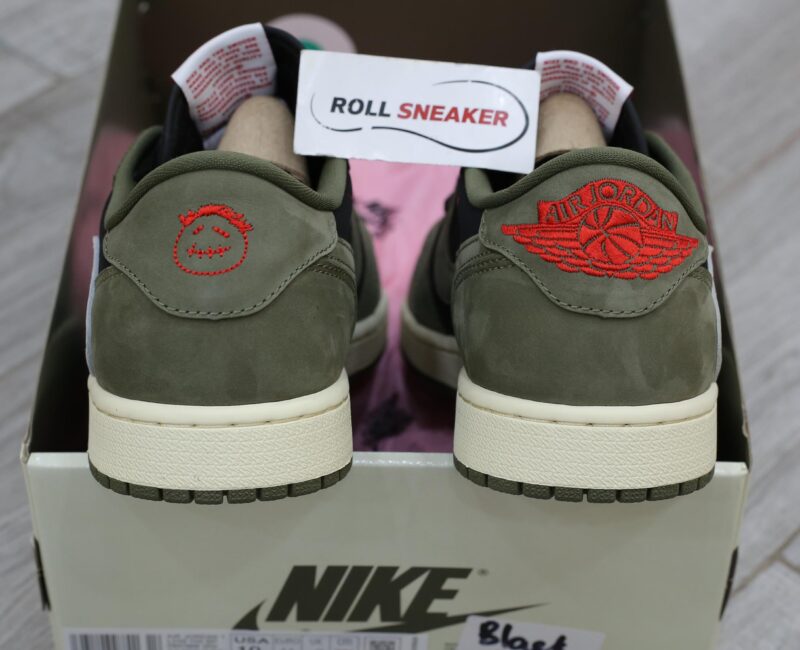 Giày Nike Air Jordan 1 Low Travis Scott Black Olive Best Quality