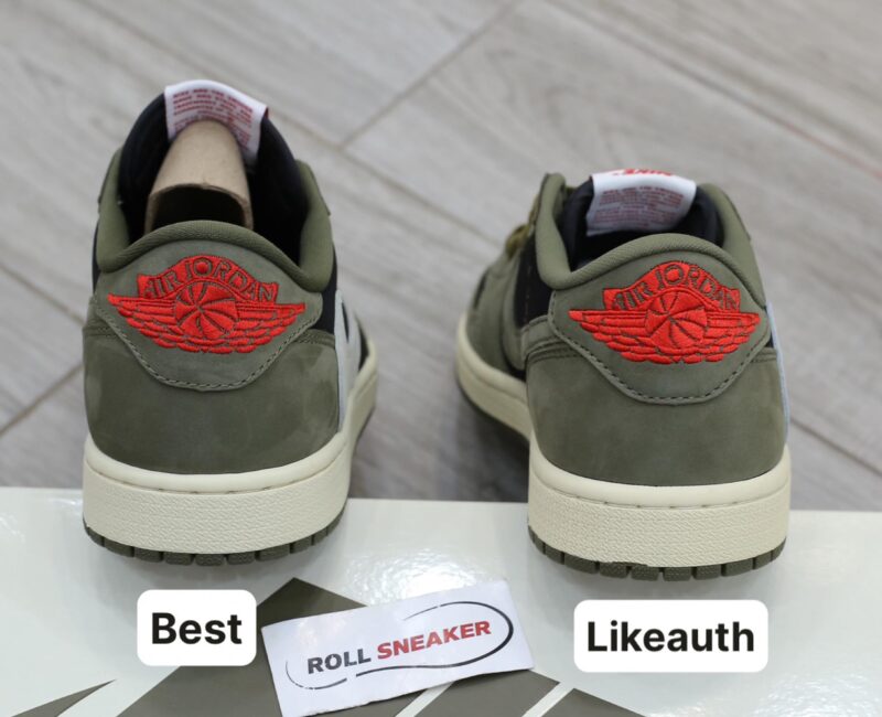Giày Nike Air Jordan 1 Low Travis Scott Black Olive Best Quality