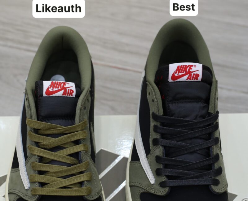 Giày Nike Air Jordan 1 Low Travis Scott Black Olive Best Quality