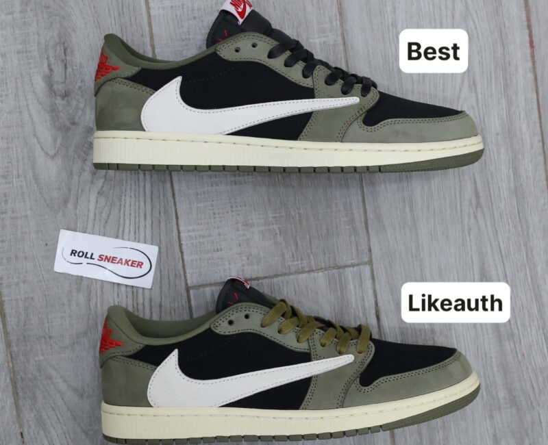 Giày Nike Air Jordan 1 Low Travis Scott Black Olive Best Quality