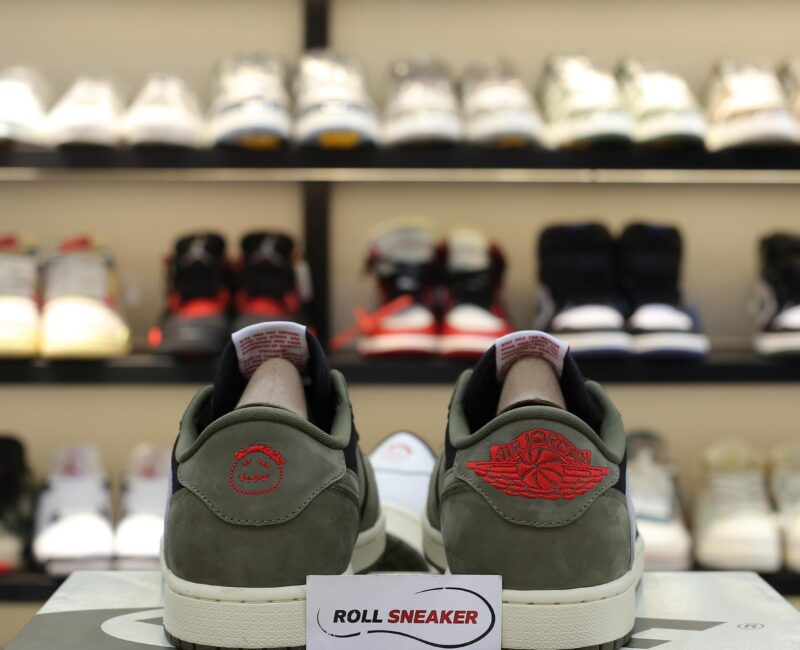 Giày Nike Air Jordan 1 Low Travis Scott Black Olive Best Quality