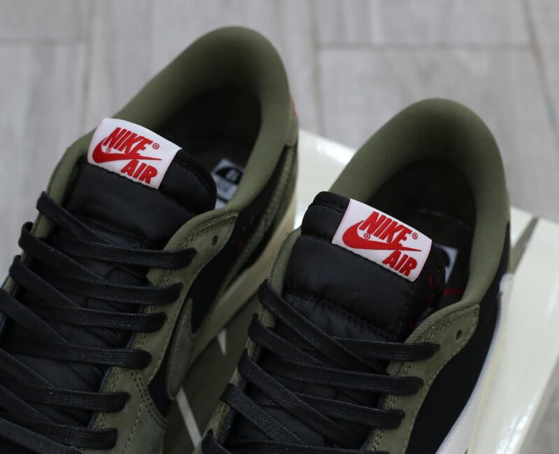 Giày Nike Air Jordan 1 Low Travis Scott Black Olive Best Quality